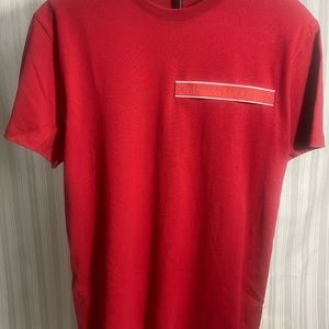 Alexander McQueen Men’s T-shirt with Logo Taping in XS